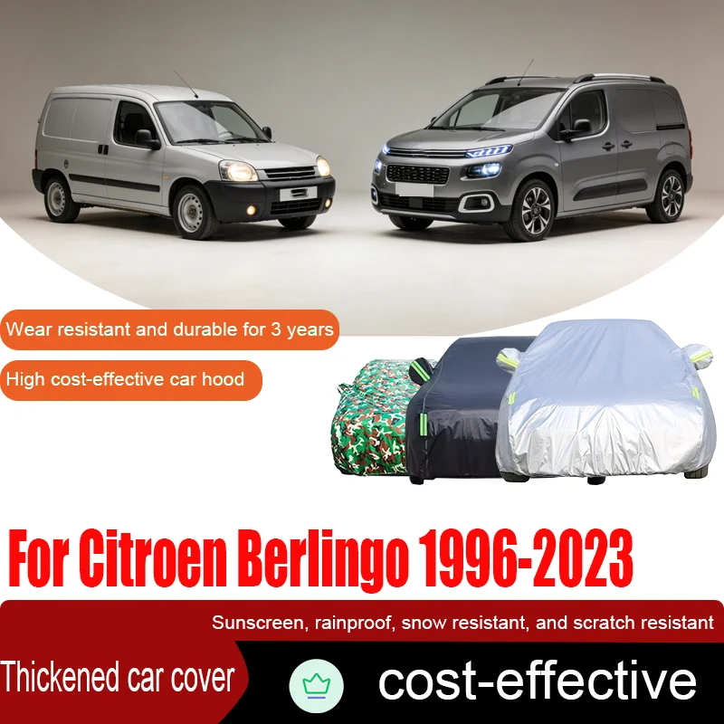 For Citroen Berlingo 1996-2023 Car Cover Sunproof Windproof Dustproof Scratch Resistant UV Protection Compact Storage
For Citroen Berlingo 1996-2023 Car Cover Sunproof Windproof Dustproof Scratch Resistant UV Protection Compact Storage