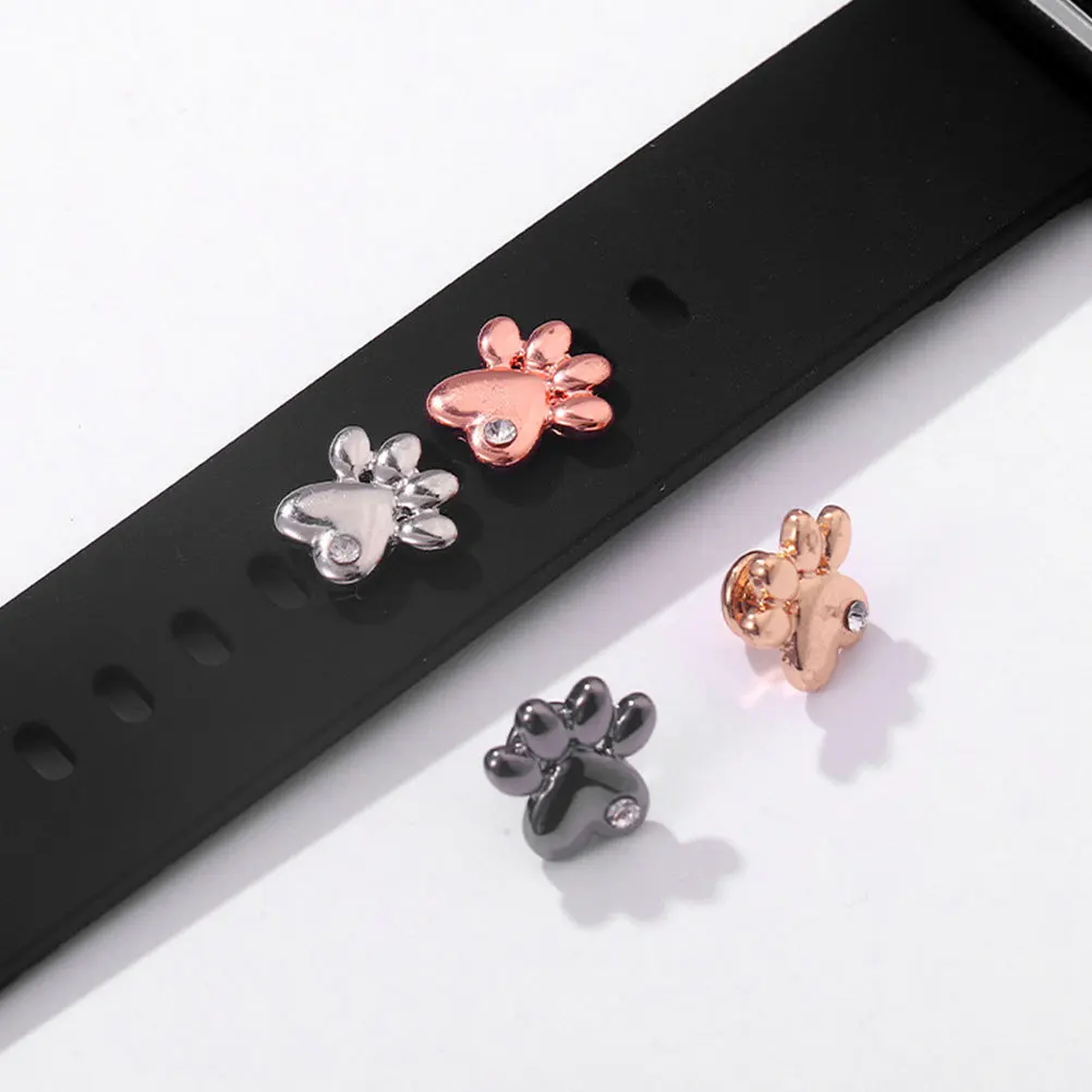 4Pcs Cat Paw Watchband Nails Elegant Replaceable Charms for Watch Strap Decoration Small Lightweight Jewelry Style Decor
4Pcs Cat Paw Watchband Nails Elegant Replaceable Charms for Watch Strap Decoration Small Lightweight Jewelry Style Decor