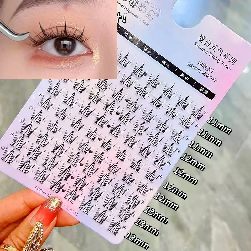 Natural Mixed Tray Faux Mink Eyelashes Bunch Tufted Fine Tip DIY Eyelash Extensions Reusable for Eye Beauty
Natural Mixed Tray Faux Mink Eyelashes Bunch Tufted Fine Tip DIY Eyelash Extensions Reusable for Eye Beauty