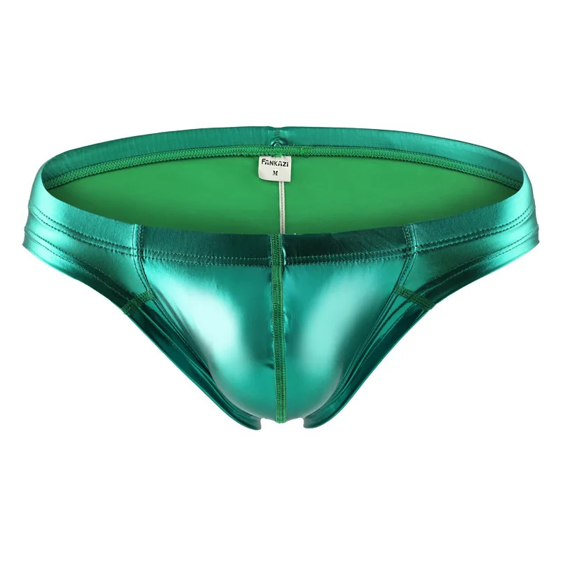 Men's Sexy Bulge Boxy Underwear Metallic Foil Ruched Knickers Gays Erotic U-Pouch Boxer Briefs Low Rise Stretch Nylon Mini Tanga
Men's Sexy Bulge Boxy Underwear Metallic Foil Ruched Knickers Gays Erotic U-Pouch Boxer Briefs Low Rise Stretch Nylon Mini Tanga