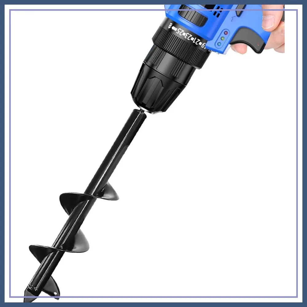 Bulb Planter Tool, Auger Drill Bit 3.15x11.81" for 3/8" Hex Drive
Bulb Planter Tool, Auger Drill Bit 3.15x11.81" for 3/8" Hex Drive