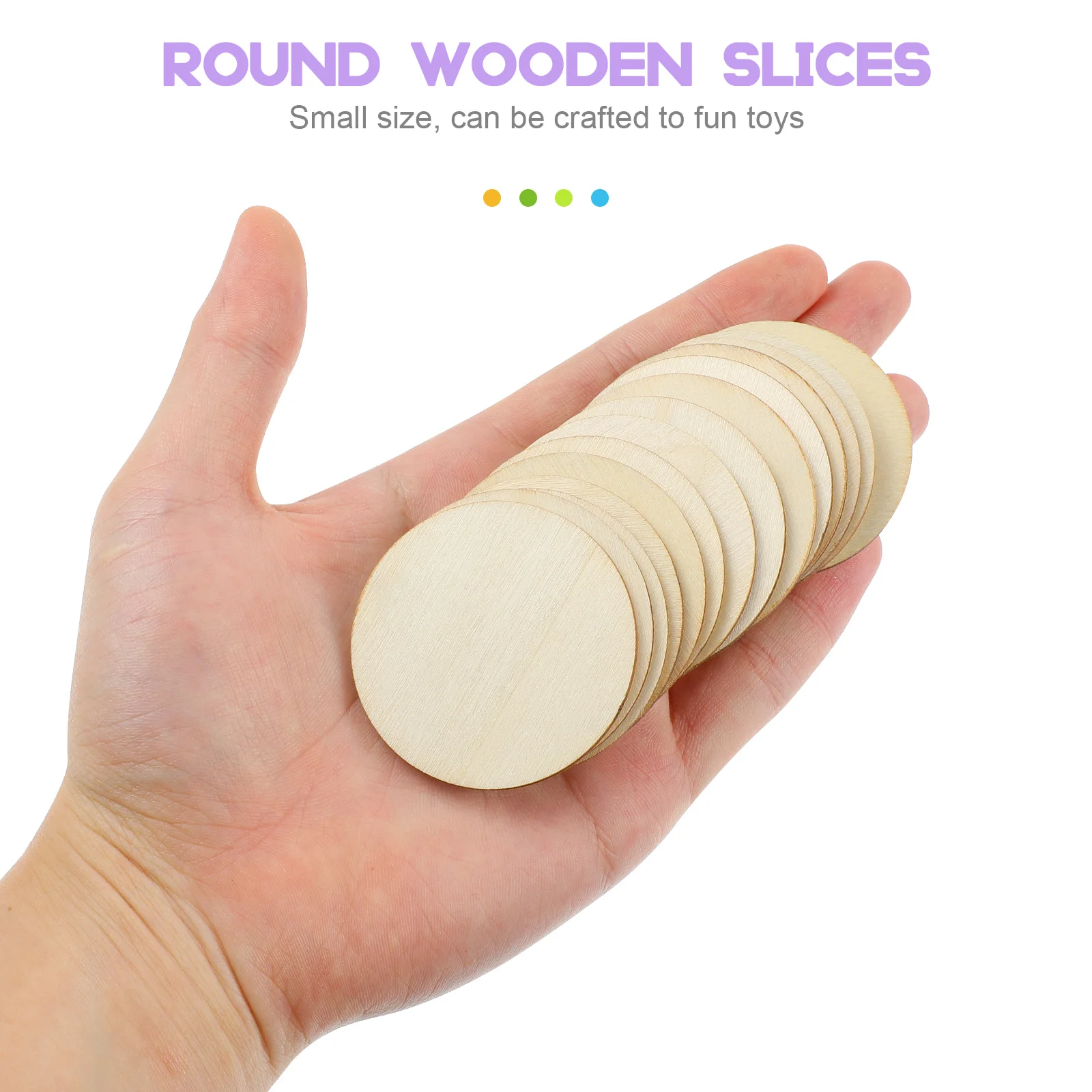 100Pcs Wooden Round Discs Thick Smooth Surface DIY Craft 5Cm Diameter for Educational Learning Teaching Painting Drawing Use
100Pcs Wooden Round Discs Thick Smooth Surface DIY Craft 5Cm Diameter for Educational Learning Teaching Painting Drawing Use