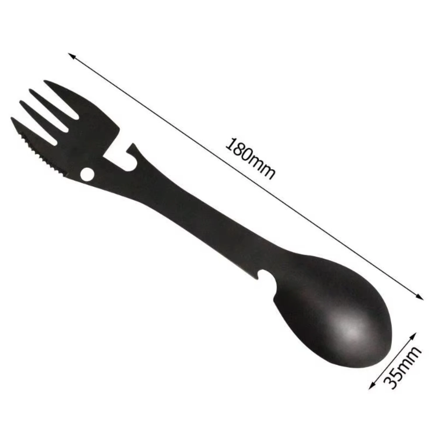 Outdoor Survival Tools 5 in 1 Camping Multi-functional EDC Kit Practical Fork Spoon Bottle/Can Opener
Outdoor Survival Tools 5 in 1 Camping Multi-functional EDC Kit Practical Fork Spoon Bottle/Can Opener