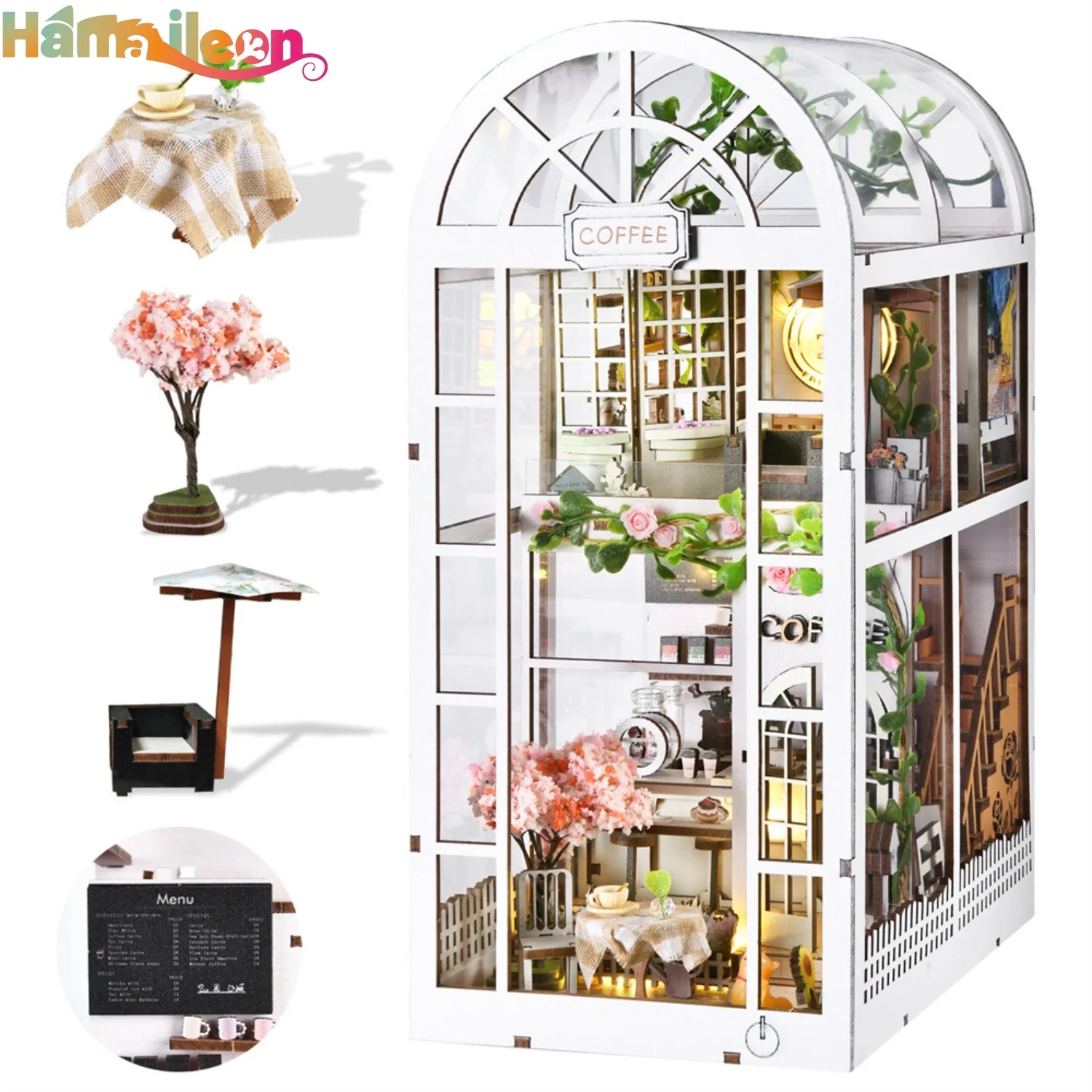 Hamaileon Профессиональное производство 3D деревянных головоломок DIY Book Nook Kit, миниатюрная модель здания, книжная полка, вставка, поделки Alley
Hamaileon Профессиональное производство 3D деревянных головоломок DIY Book Nook Kit, миниатюрная модель здания, книжная полка, вставка, поделки Alley
