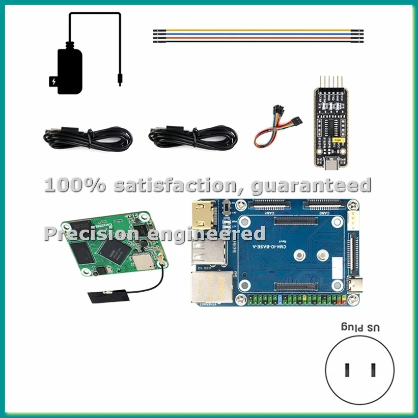 Core3566 Module Kit with Rockchip RK3566 Quad-Core Processor, for CM4 2GB+ 32GB Emmc with Wifi US PLUG-TCES
Core3566 Module Kit with Rockchip RK3566 Quad-Core Processor, for CM4 2GB+ 32GB Emmc with Wifi US PLUG-TCES