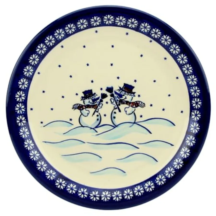 Handmade Dinner Plate 10.75" Diameter by Zaklady Boleslawiec Poland Dinnerware Polish Stoneware
Handmade Dinner Plate 10.75" Diameter by Zaklady Boleslawiec Poland Dinnerware Polish Stoneware