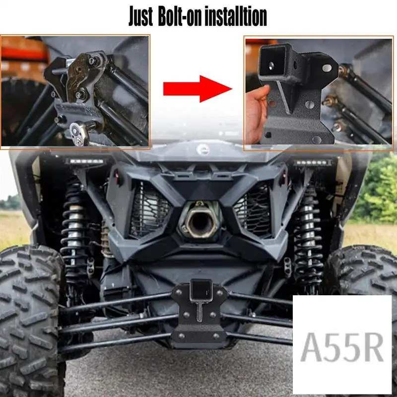 5R-2 Inch Rear Receiver Hitch 2017-2023 For Can Am Maverick Turbo/Max Turbo/X DS/X RS Turbo, Standard 2Inch Attachments
5R-2 Inch Rear Receiver Hitch 2017-2023 For Can Am Maverick Turbo/Max Turbo/X DS/X RS Turbo, Standard 2Inch Attachments
