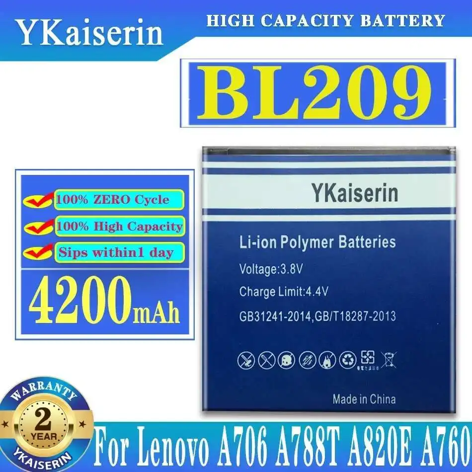 BL209 аккумулятор для мобильного телефона высокой емкости для Lenovo A706 A788T A820E A760 A516 A378T A398T 4200 мАч стабильный
BL209 аккумулятор для мобильного телефона высокой емкости для Lenovo A706 A788T A820E A760 A516 A378T A398T 4200 мАч стабильный