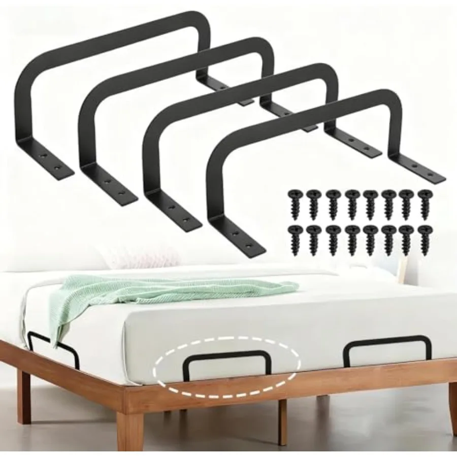 4 Pcs Mattress Retainer bar with Screws Metal Non Slip Mattress Gripper Mattress Slide Stopper Keep Mattress from Sliding for M
4 Pcs Mattress Retainer bar with Screws Metal Non Slip Mattress Gripper Mattress Slide Stopper Keep Mattress from Sliding for M