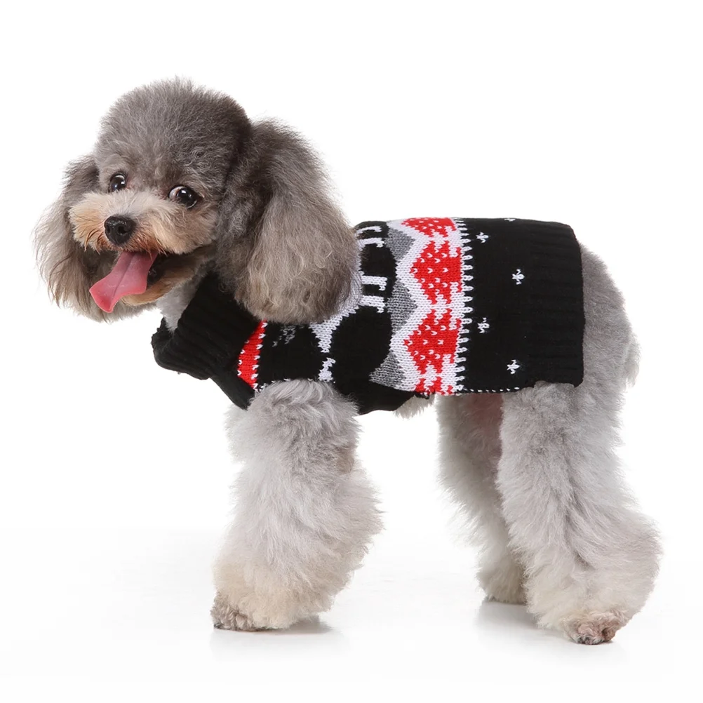 Pet Sweater Puppy Elk Forest Pattern Durable Warm Comfortable Dog Clothes Christmas Party Costume Size 2xl Pet Sweater 
Pet Sweater Puppy Elk Forest Pattern Durable Warm Comfortable Dog Clothes Christmas Party Costume Size 2xl Pet Sweater
