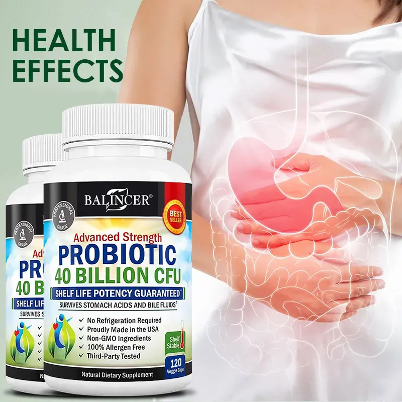 Daily Probiotic Supplement 40 Billion CFU - Supports Digestive Health, Promotes Detoxification, for Men and Women, Non-GMO
Daily Probiotic Supplement 40 Billion CFU - Supports Digestive Health, Promotes Detoxification, for Men and Women, Non-GMO