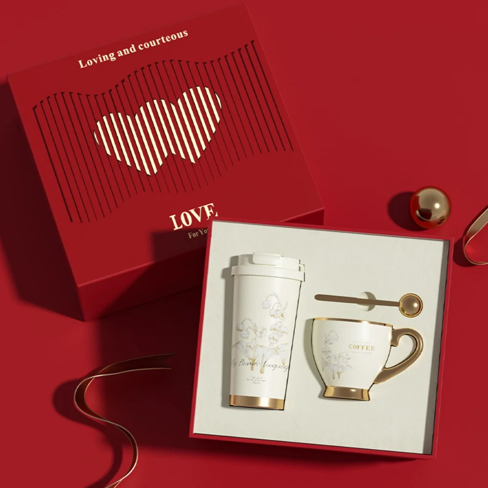 Luxury Coffee Travel Thermal Cup 530ML And Coffee Mug 280ML Set With Gift Box Ceramic Drinkware For Wedding Souvenirs
Luxury Coffee Travel Thermal Cup 530ML And Coffee Mug 280ML Set With Gift Box Ceramic Drinkware For Wedding Souvenirs