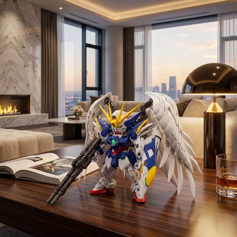 Bandai MGSD Wing Zero Gundam EW Angel Figure Master Grade SD Model Kit for Hobbyists Epic Desktop Display Premium Gift New Toy
Bandai MGSD Wing Zero Gundam EW Angel Figure Master Grade SD Model Kit for Hobbyists Epic Desktop Display Premium Gift New Toy