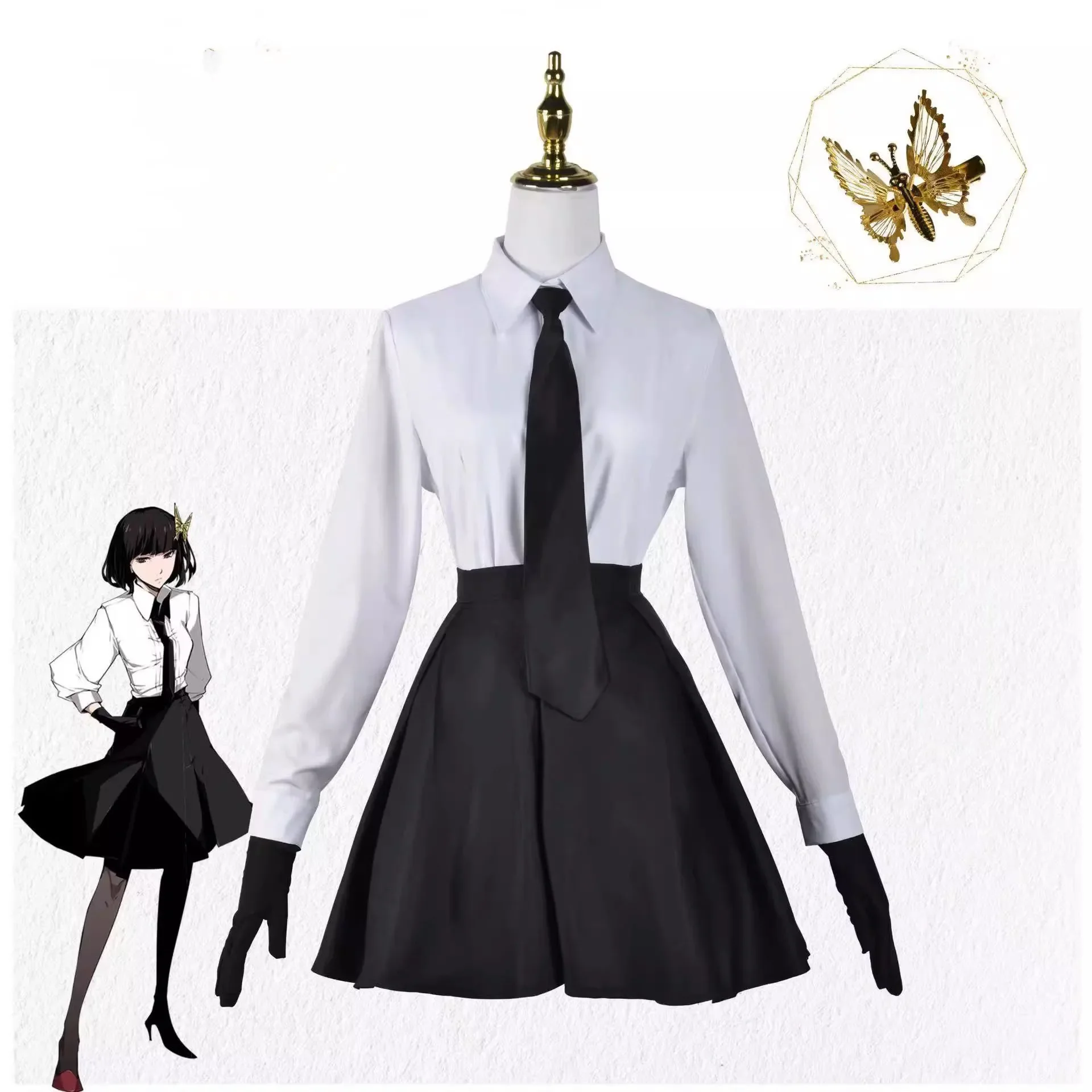 Униформа измененияaire jupe courte pour femme, сорочка для косплея, AkATM, Yosano Kostum, Bungo Stray Dogs, vêtements от подарка на Хэллоуин
Униформа измененияaire jupe courte pour femme, сорочка для косплея, AkATM, Yosano Kostum, Bungo Stray Dogs, vêtements от подарка на Хэллоуин