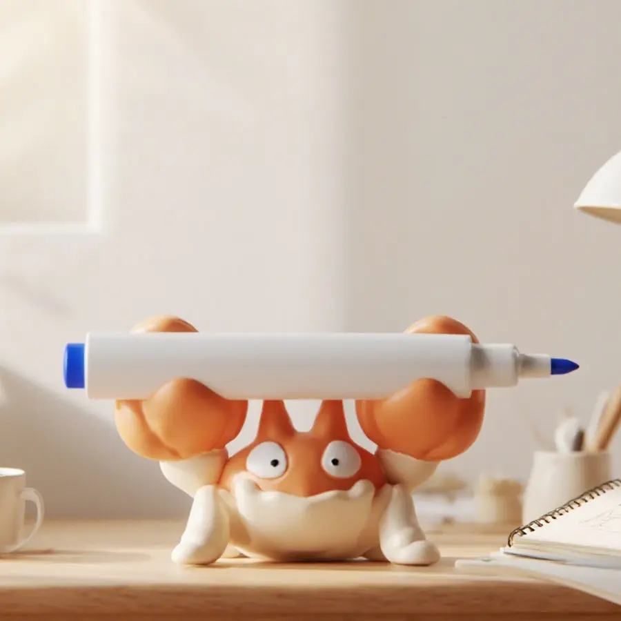 Cute Pokemon Krabby Kingler Anime Figure Pen Holder, Desktop Decor Ornament Table Setup Gift for Pokemon Anime Lovers
Cute Pokemon Krabby Kingler Anime Figure Pen Holder, Desktop Decor Ornament Table Setup Gift for Pokemon Anime Lovers