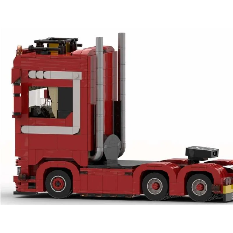 MOC-234253 Red New Cargo Freight Semi-Trailer Truck Building Block Model 495 Parts Boys Children's Birthday Christmas Toy Gift
MOC-234253 Red New Cargo Freight Semi-Trailer Truck Building Block Model 495 Parts Boys Children's Birthday Christmas Toy Gift
