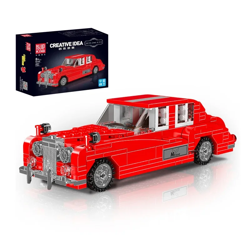 MOULD KING 433pcs Vintage Roadster Building Kit Classic Racing Car Model Blocks for Kids Adults STEM Educational Christmas Gift
MOULD KING 433pcs Vintage Roadster Building Kit Classic Racing Car Model Blocks for Kids Adults STEM Educational Christmas Gift