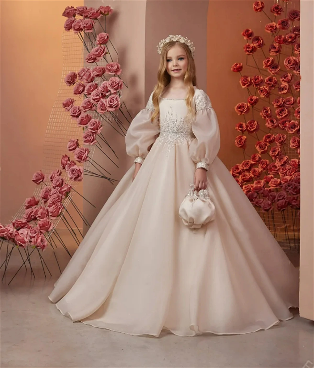 Flower Girl Dresses Pink Fluffy Tulle Lace For Wedding Elegant Child's First Communion Birthday Party Dress Beauty Pageant Gowns
Flower Girl Dresses Pink Fluffy Tulle Lace For Wedding Elegant Child's First Communion Birthday Party Dress Beauty Pageant Gowns