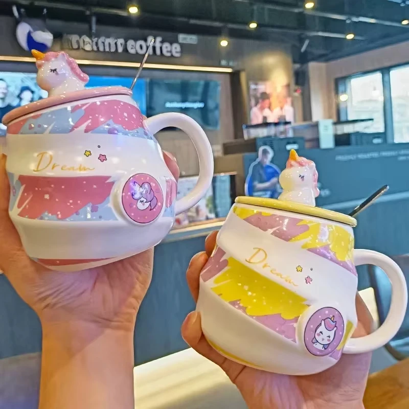 Cartoon Covered Spoon Coffee Mugs,Cute Couple Water Cup, Breakfast Milk Cups, Birthday Gift Tea Cup,Creative Unicorn Ceramic Mug
Cartoon Covered Spoon Coffee Mugs,Cute Couple Water Cup, Breakfast Milk Cups, Birthday Gift Tea Cup,Creative Unicorn Ceramic Mug