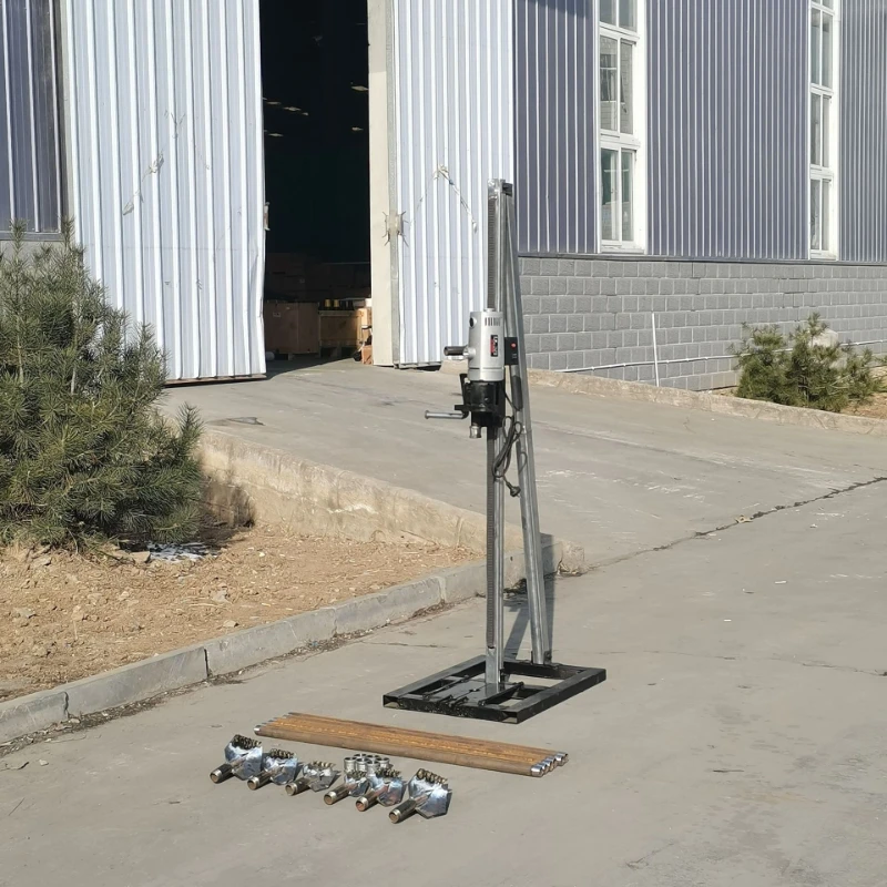 Small Bracket 60m Water Well Drilling Rig Electric Hand Crank Vertical Frame Drilling Machine For Sandy Soil Farmland Irrigation
Small Bracket 60m Water Well Drilling Rig Electric Hand Crank Vertical Frame Drilling Machine For Sandy Soil Farmland Irrigation