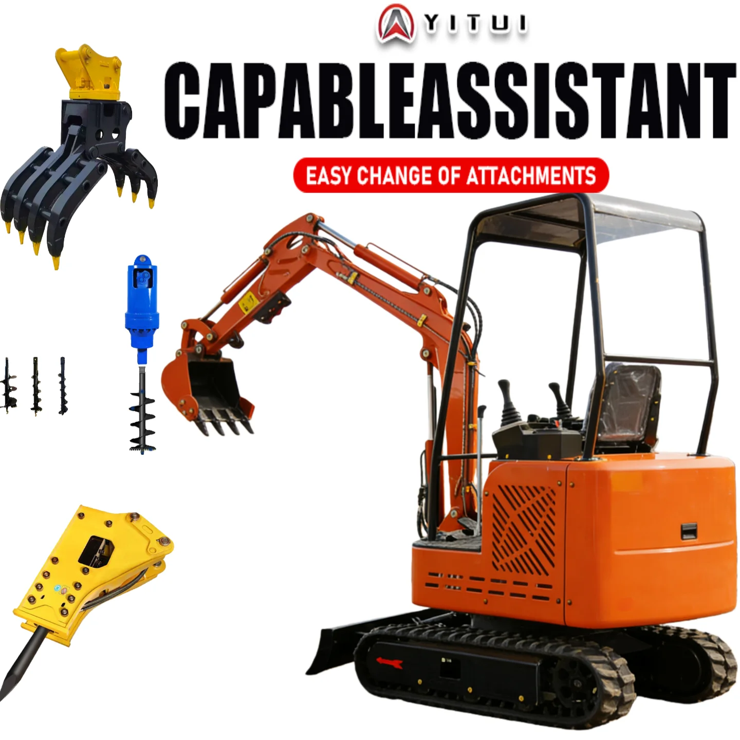 Индивидуальный портативный мини-экскаватор, небольшой гидравлический экскаватор для копания и землирования на строительстве (черная крыша и ведро)
Индивидуальный портативный мини-экскаватор, небольшой гидравлический экскаватор для копания и землирования на строительстве (черная крыша и ведро)