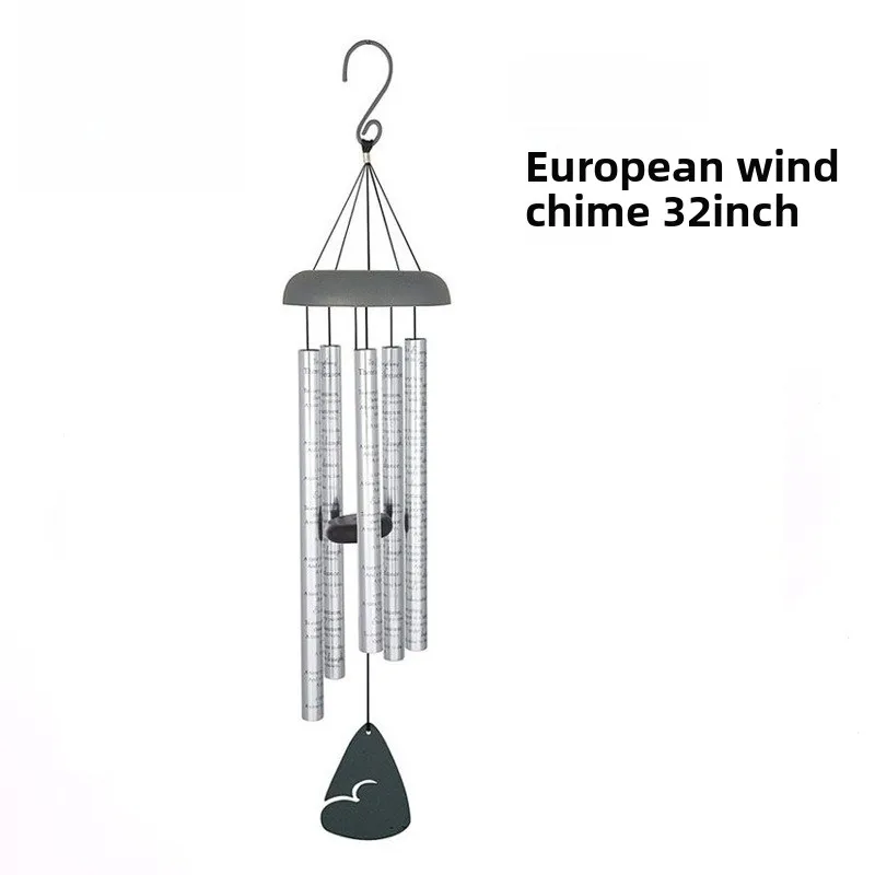 Metal Aluminum Tube Music Wind Chime 32-inch Decorative Pendants Meditation Sound Therapy Relaxation Percussion Instruments 
Metal Aluminum Tube Music Wind Chime 32-inch Decorative Pendants Meditation Sound Therapy Relaxation Percussion Instruments