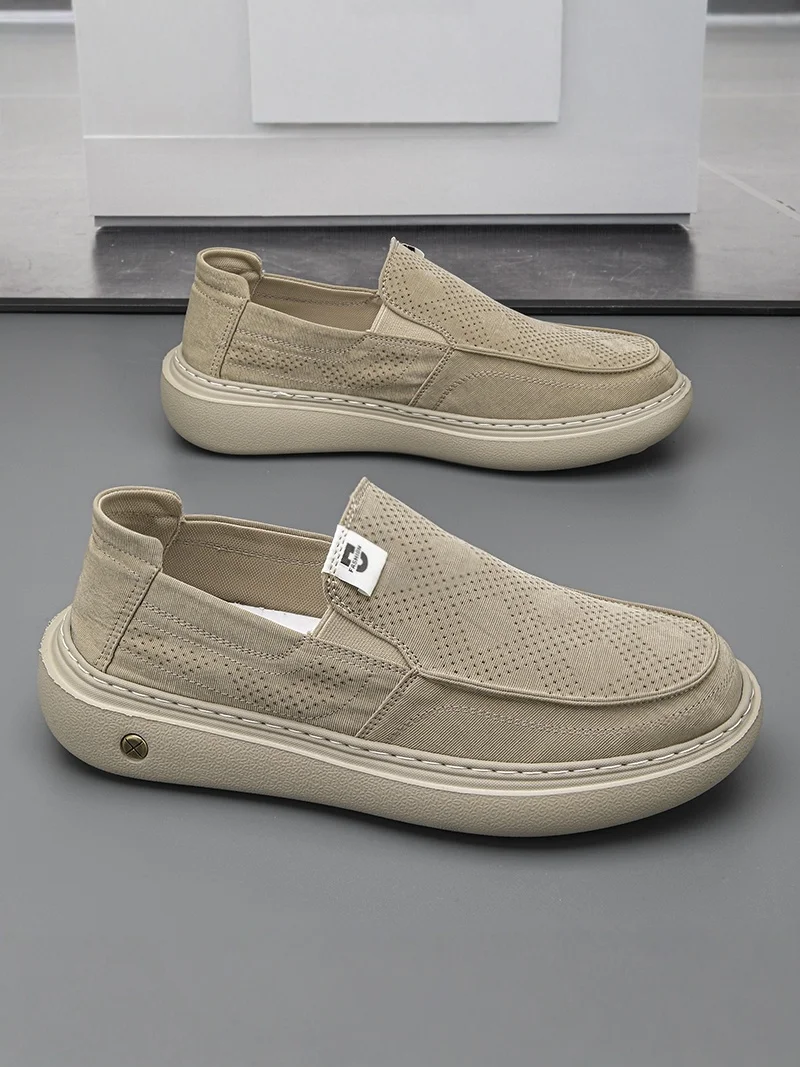 Beijing Men's Canvas Shoes Casual Lightweight Versatile Slip-On Sports Flat Bottom Shoes Breathable round Toe Rubber Outsole
Beijing Men's Canvas Shoes Casual Lightweight Versatile Slip-On Sports Flat Bottom Shoes Breathable round Toe Rubber Outsole