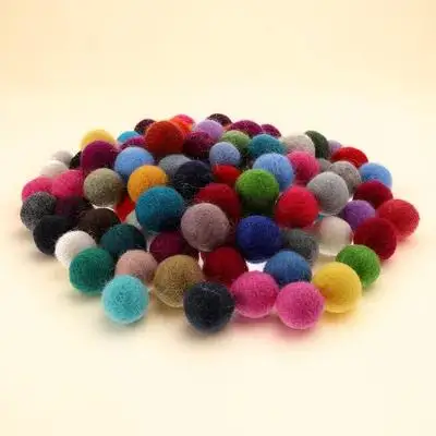 100Pcs Wool Felt Balls DIY Handmade Accessories for Hairpin Clothes Decoration Felting Material Bright Color DIY Wool Felt Balls
100Pcs Wool Felt Balls DIY Handmade Accessories for Hairpin Clothes Decoration Felting Material Bright Color DIY Wool Felt Balls