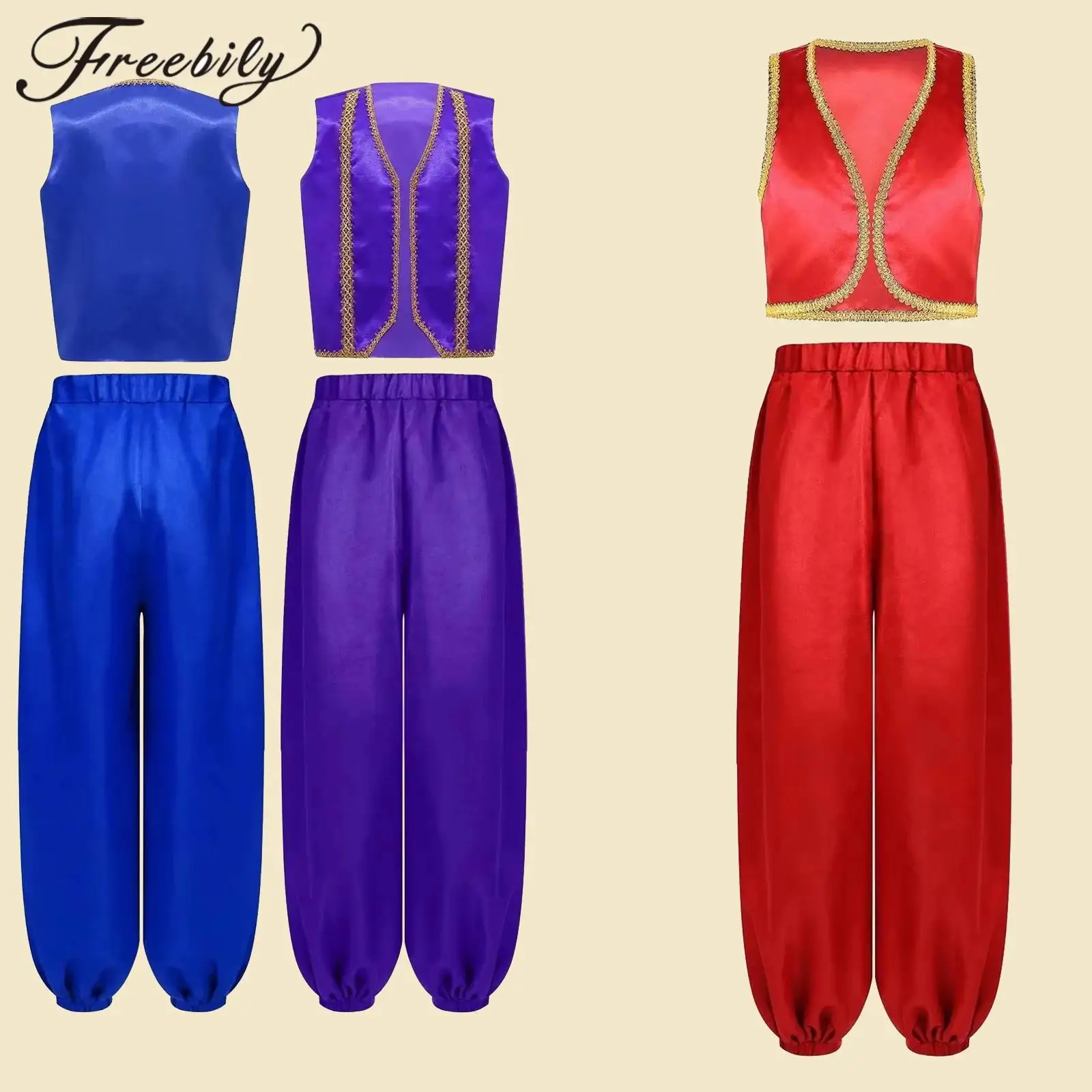 Средневековый костюм для мальчиков, карнавальные комплекты, костюм для косплея арабского принца, атласный жилет с шаровары, брюки, одежда для тематических вечеринок
Средневековый костюм для мальчиков, карнавальные комплекты, костюм для косплея арабского принца, атласный жилет с шаровары, брюки, одежда для тематических вечеринок