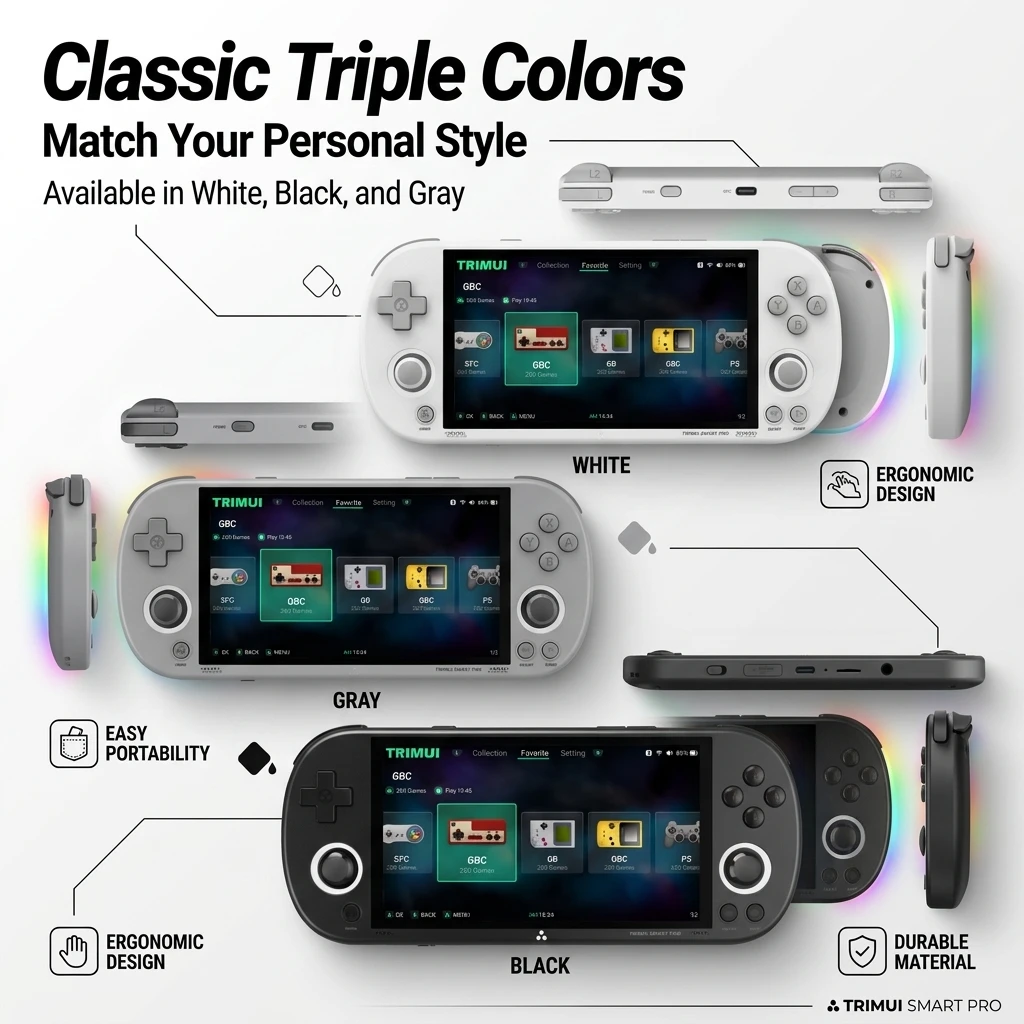 High Performance Trimui Smart Pro Handheld Game Console Open Source Firmware Mass Retro Games Portable Mini Gaming Console
High Performance Trimui Smart Pro Handheld Game Console Open Source Firmware Mass Retro Games Portable Mini Gaming Console
