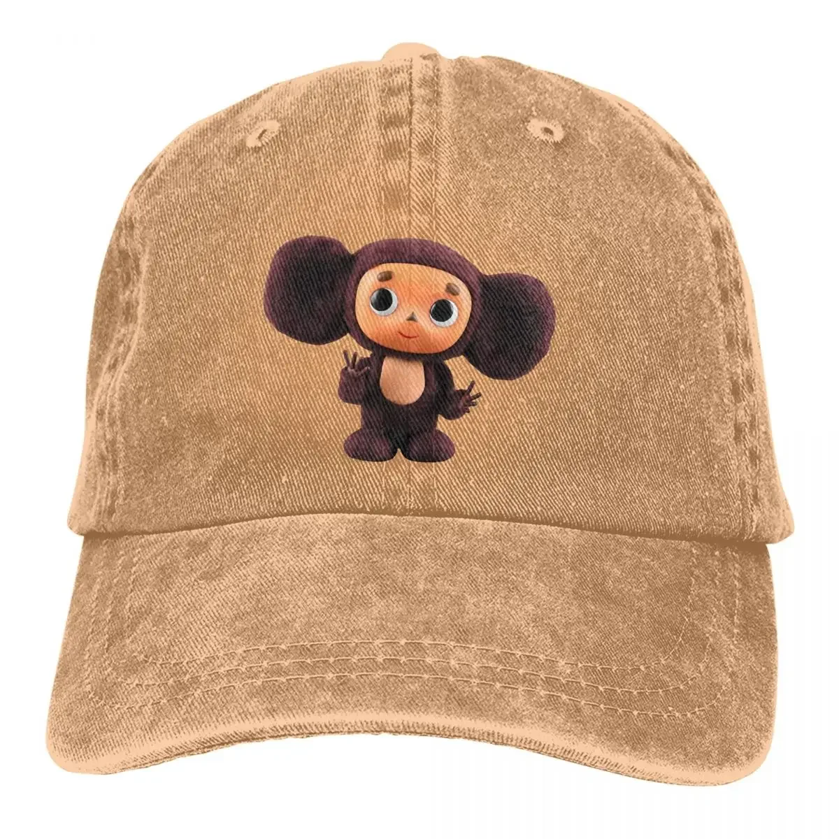 Cheburashka Cute Soviet Russian Cartoon Multicolor Hat Peaked Women's Cap Cute Personalized Visor Protection Hats 
Cheburashka Cute Soviet Russian Cartoon Multicolor Hat Peaked Women's Cap Cute Personalized Visor Protection Hats