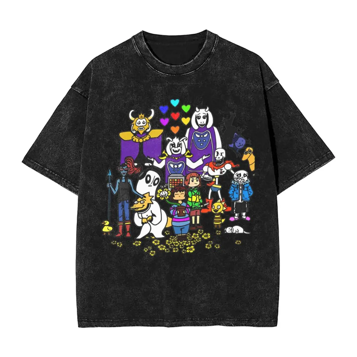 UNDERTALE Collage Washed T Shirt Streetwear Hip Hop Fashion T-Shirts Tee Shirt for Men Women 100% Cotton High Street Printed
UNDERTALE Collage Washed T Shirt Streetwear Hip Hop Fashion T-Shirts Tee Shirt for Men Women 100% Cotton High Street Printed