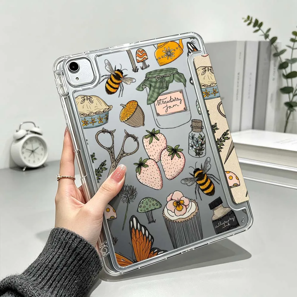 Vintage Bee Strawberry Soft For iPad Pro Air mini 6 5 4 3 2 1 11th 10th 6th 5th M5 M4 A17 Pro A16 Foldable 3Y Tablet Case
Vintage Bee Strawberry Soft For iPad Pro Air mini 6 5 4 3 2 1 11th 10th 6th 5th M5 M4 A17 Pro A16 Foldable 3Y Tablet Case