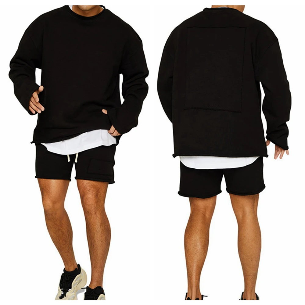 Mens Training Sports Suits Gym Fitness Kits Ruched Hoodie Pullover Hooded Shorts Jogging Sets Cotton Running Tracksuits
Mens Training Sports Suits Gym Fitness Kits Ruched Hoodie Pullover Hooded Shorts Jogging Sets Cotton Running Tracksuits