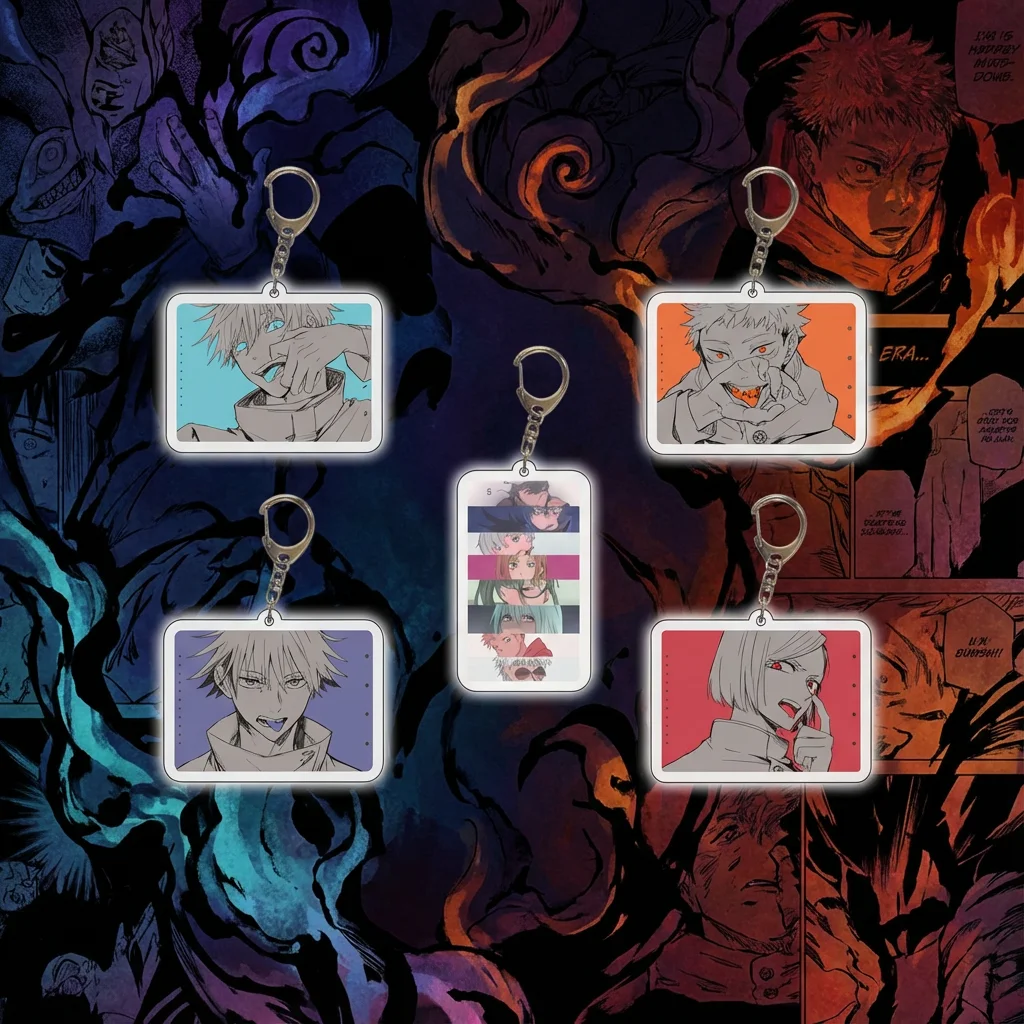 Акриловый брелок Jujutsu Kaisen, милый мультяшный Gojo Satoru Fushiguro Megumi, подвеска, подвеска в стиле аниме, аксессуары, подарок для
Акриловый брелок Jujutsu Kaisen, милый мультяшный Gojo Satoru Fushiguro Megumi, подвеска, подвеска в стиле аниме, аксессуары, подарок для