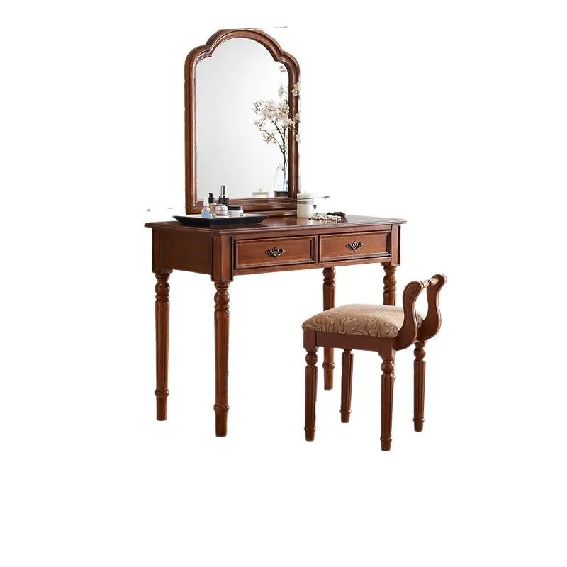 Американский комод, столик для макияжа для маленькой квартиры, европейский простой шкаф для спальни из цельного дерева, интернет-знаменитости, женский шкаф для макияжа 
Американский комод, столик для макияжа для маленькой квартиры, европейский простой шкаф для спальни из цельного дерева, интернет-знаменитости, женский шкаф для макияжа