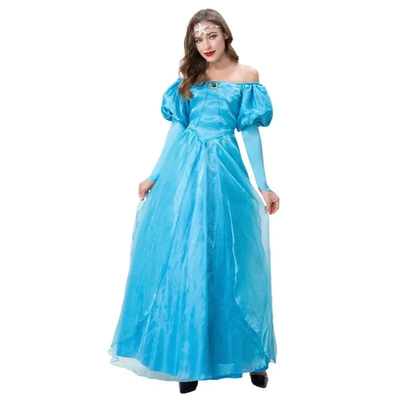 Adult Women Halloween Princess Costume Fairytale Anime Role Play Blue Princess Dress Ball Gowns
Adult Women Halloween Princess Costume Fairytale Anime Role Play Blue Princess Dress Ball Gowns