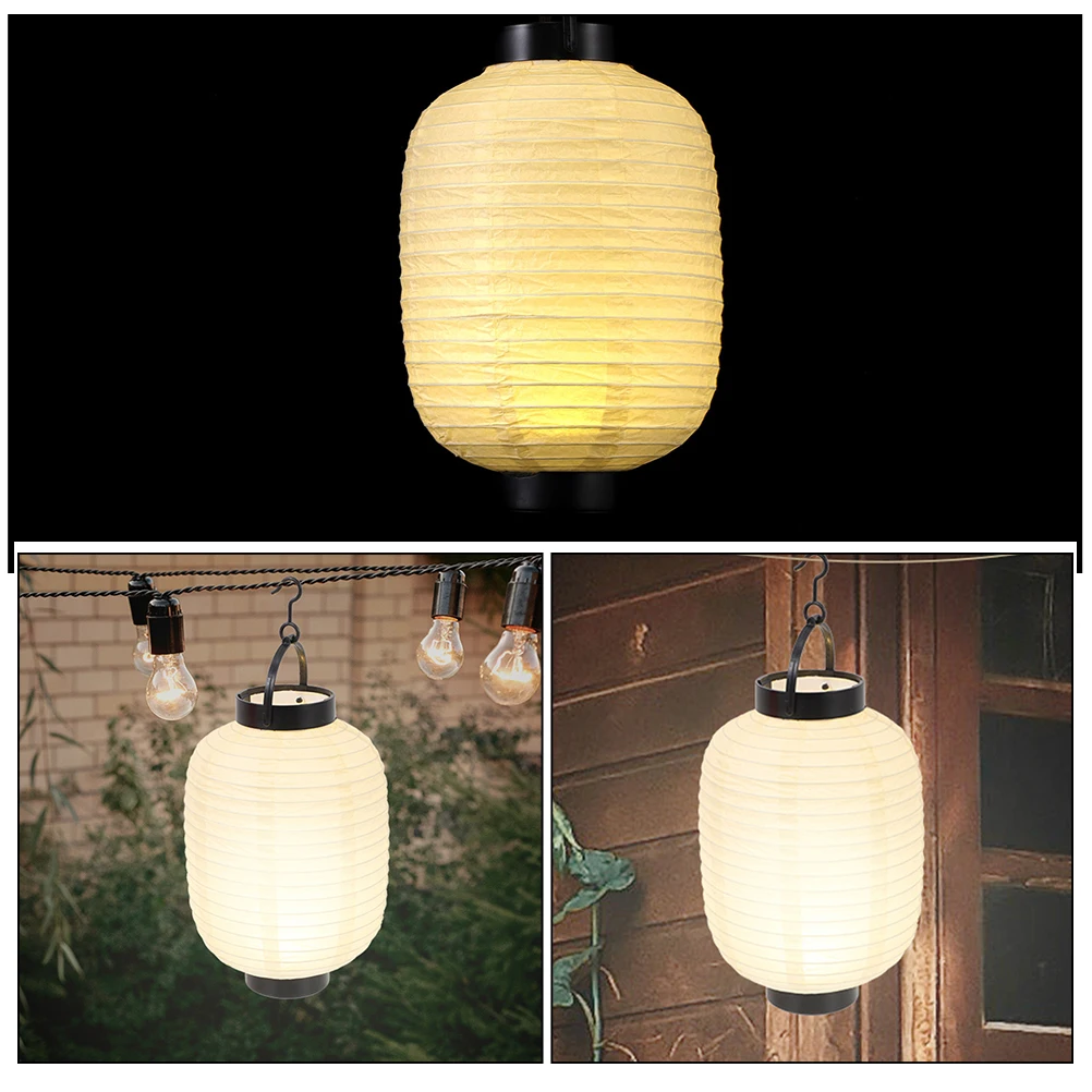 2 pcs White 15cmx29cm Japanese Folding Lanterns Decorative Paper Solar Lights for Home Bar Restaurant Hanging Foldable
2 pcs White 15cmx29cm Japanese Folding Lanterns Decorative Paper Solar Lights for Home Bar Restaurant Hanging Foldable