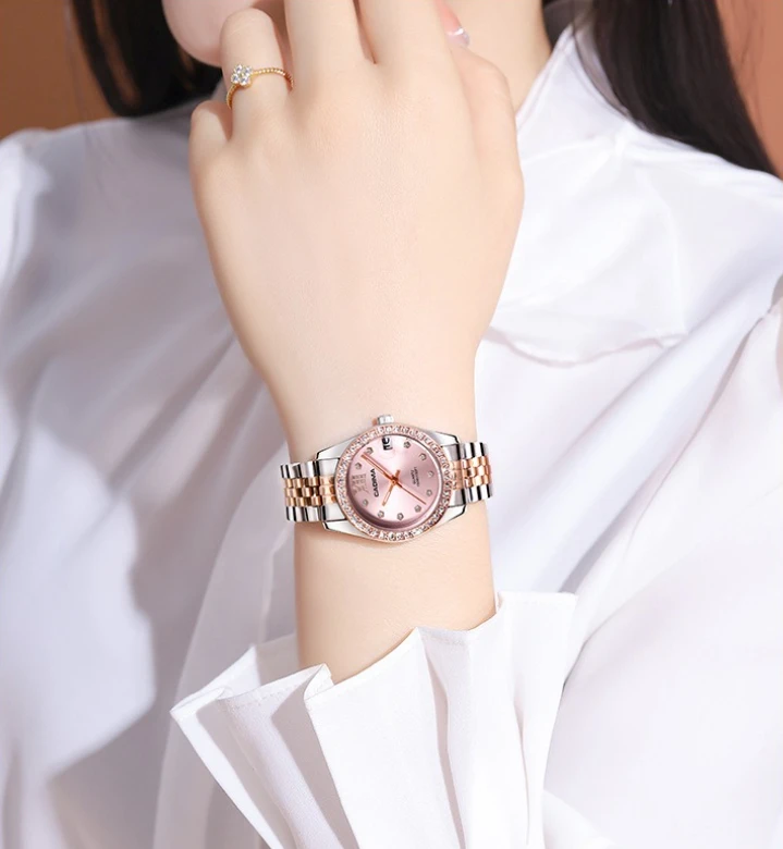 Elegant classic new women's watch casual trend fashion diamond-encrusted light luxury waterproof quartz watch birthday gift
Elegant classic new women's watch casual trend fashion diamond-encrusted light luxury waterproof quartz watch birthday gift