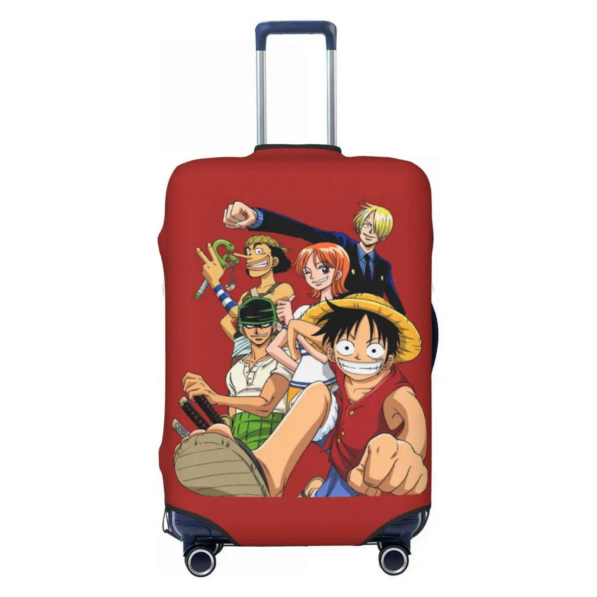 Чехол для чемодана Custom One Pieces Monkey Luffy, моющийся, аниме-дизайн, защитный, подходит для чемоданов 18-32 дюйма
Чехол для чемодана Custom One Pieces Monkey Luffy, моющийся, аниме-дизайн, защитный, подходит для чемоданов 18-32 дюйма