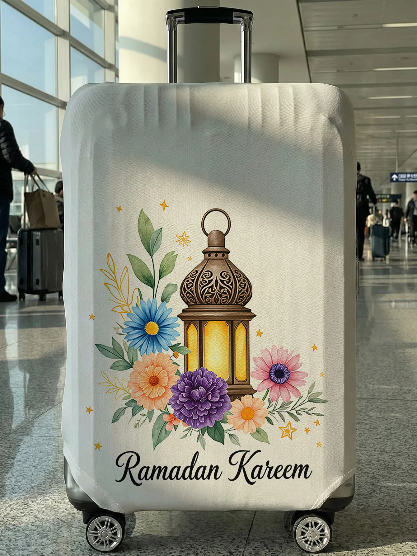 Чехол для багажа с цветочным узором и фонариками в стиле Рамадан Карим, подходит для чемоданов 18-32 дюймов, чехол-накладка на ручку багажа, дорожные аксессуары
Чехол для багажа с цветочным узором и фонариками в стиле Рамадан Карим, подходит для чемоданов 18-32 дюймов, чехол-накладка на ручку багажа, дорожные аксессуары