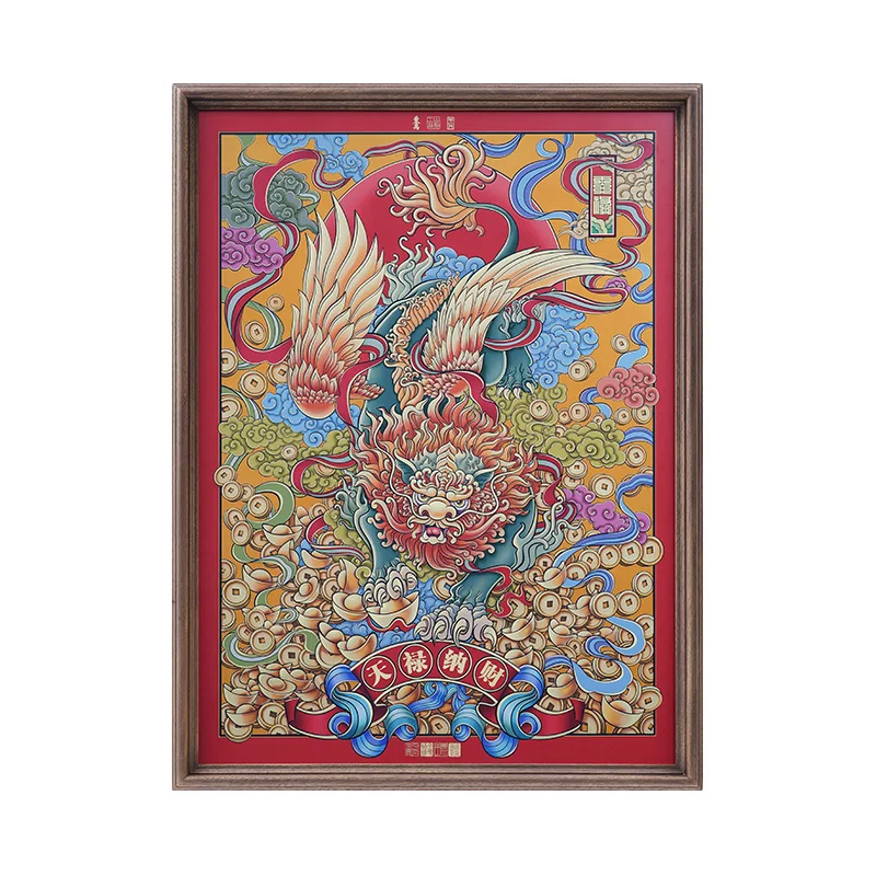 Premium Hand-made Art Deco Brass Panel Ancient Chinese Mythical Beast For Living Room & Entryway Grand Opening Corporate Gift
Premium Hand-made Art Deco Brass Panel Ancient Chinese Mythical Beast For Living Room & Entryway Grand Opening Corporate Gift