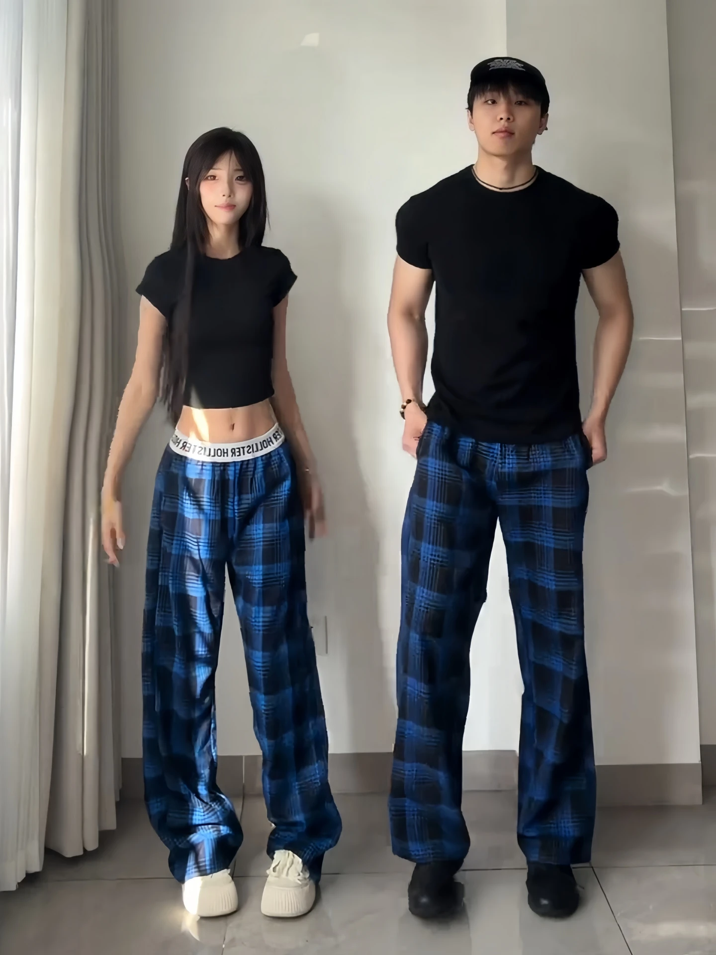 Deep Blue Plaid Straight Leg Summer Thin Casual Pants Men's Walking Wide Leg Loose Fit Comfortable Breathable Polyester Cotto...
Deep Blue Plaid Straight Leg Summer Thin Casual Pants Men's Walking Wide Leg Loose Fit Comfortable Breathable Polyester Cotto...