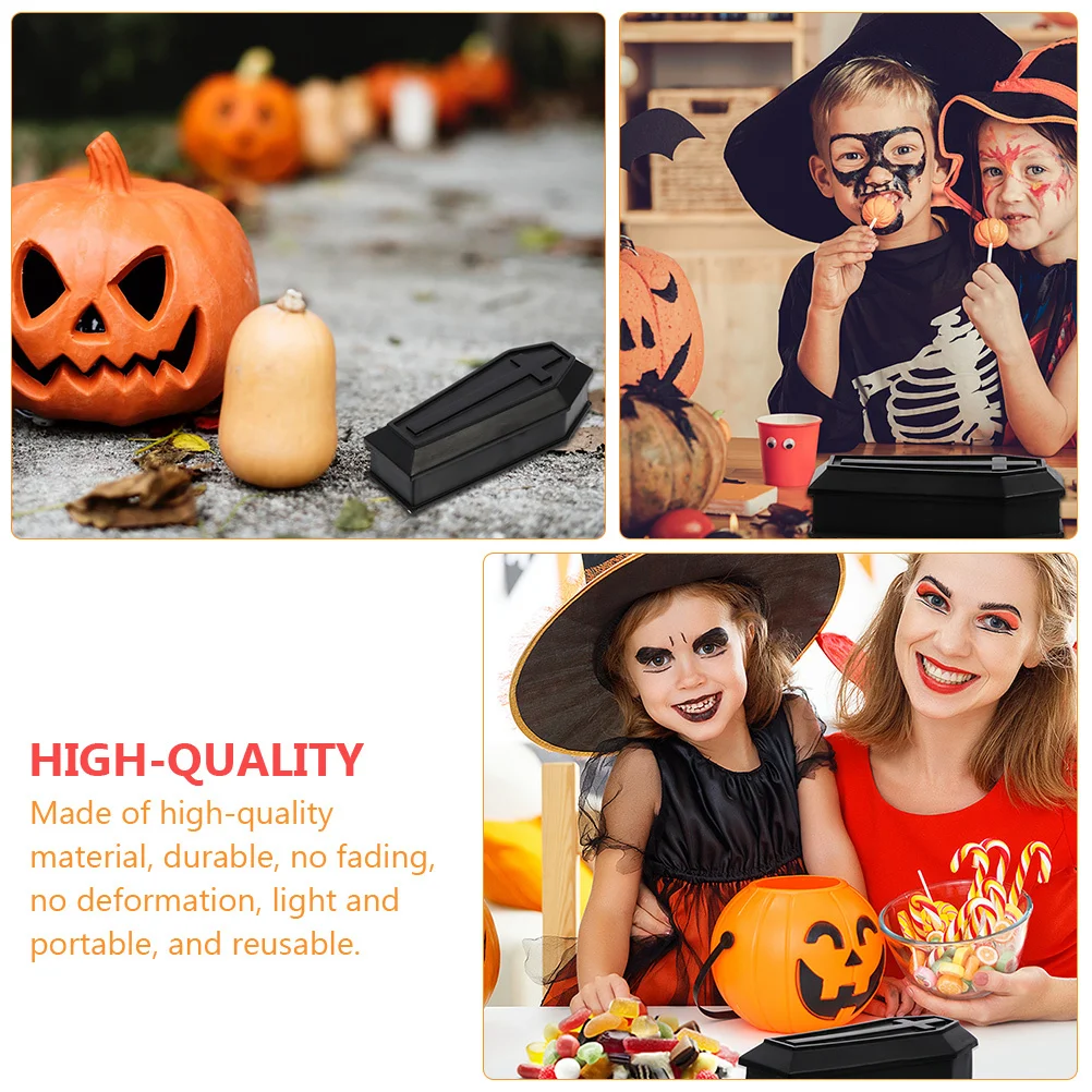 5pcs Coffin Ornament Box Halloween Decor Haunted House Prop Prank Gift Storage Container Party Favor Spooky Decoration
5pcs Coffin Ornament Box Halloween Decor Haunted House Prop Prank Gift Storage Container Party Favor Spooky Decoration