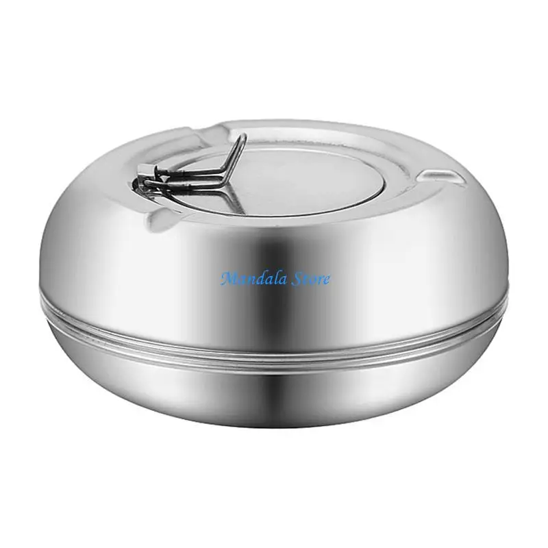 U2JC Stainless Steel Ashtray with Lid Detachable Outdoor Cigarettes Tray Holder for Home Bedroom Office Tabletop Decoration Gift
U2JC Stainless Steel Ashtray with Lid Detachable Outdoor Cigarettes Tray Holder for Home Bedroom Office Tabletop Decoration Gift