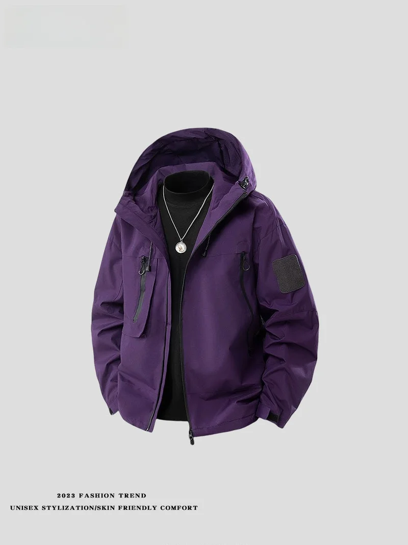 Куртка для активного отдыха, свободного кроя, весенне-осенняя, ветрозащитная, водонепроницаемая, повседневная, для мужчин и женщин, для горного туризма
Куртка для активного отдыха, свободного кроя, весенне-осенняя, ветрозащитная, водонепроницаемая, повседневная, для мужчин и женщин, для горного туризма