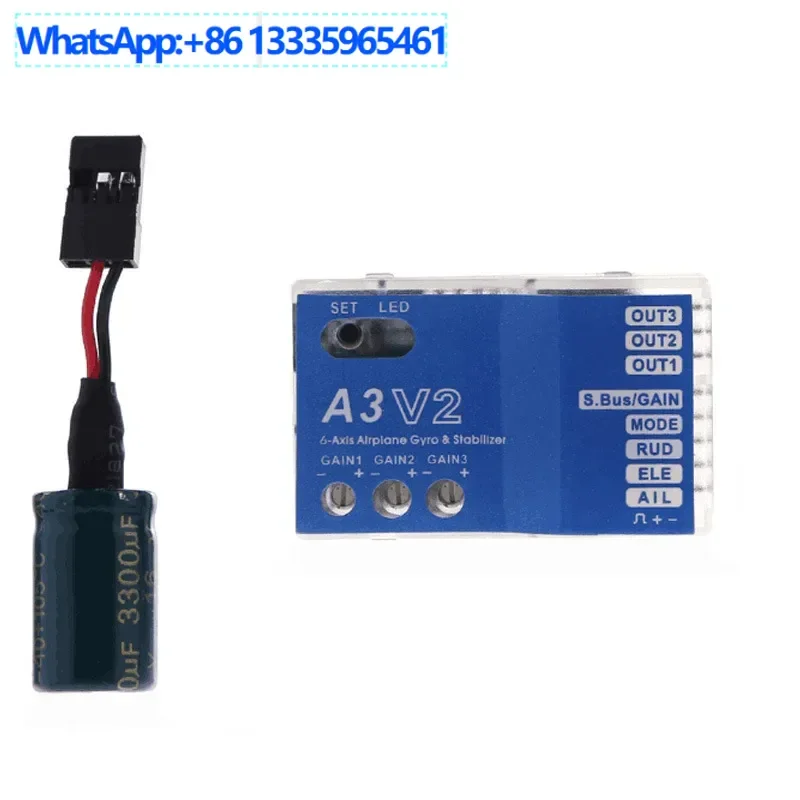 2Pcs Remote Control Aircraft Fixed Wing Helicopter 3 Axis Gyro A3 V2 Aircraft Flight Controller Stabilizer
2Pcs Remote Control Aircraft Fixed Wing Helicopter 3 Axis Gyro A3 V2 Aircraft Flight Controller Stabilizer