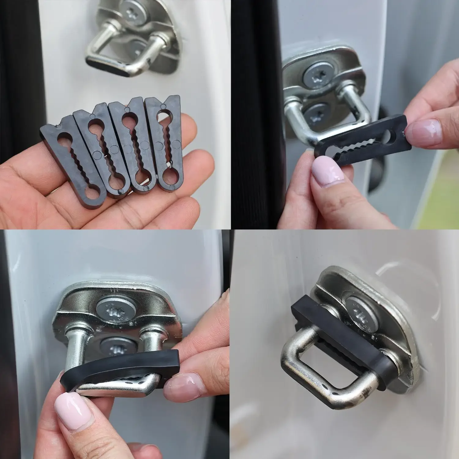 4/8PcsSoft Silicone Car Door Lock Buffer Pad, Shock Absorption Noise Reduction Protective Sticker, Auto Modification Accessories
4/8PcsSoft Silicone Car Door Lock Buffer Pad, Shock Absorption Noise Reduction Protective Sticker, Auto Modification Accessories