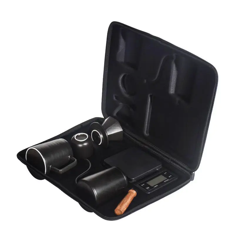 Novel design hand brewed coffee pot set travel storage full set ceramic filter cup stock hand ground coffee pot combination
Novel design hand brewed coffee pot set travel storage full set ceramic filter cup stock hand ground coffee pot combination