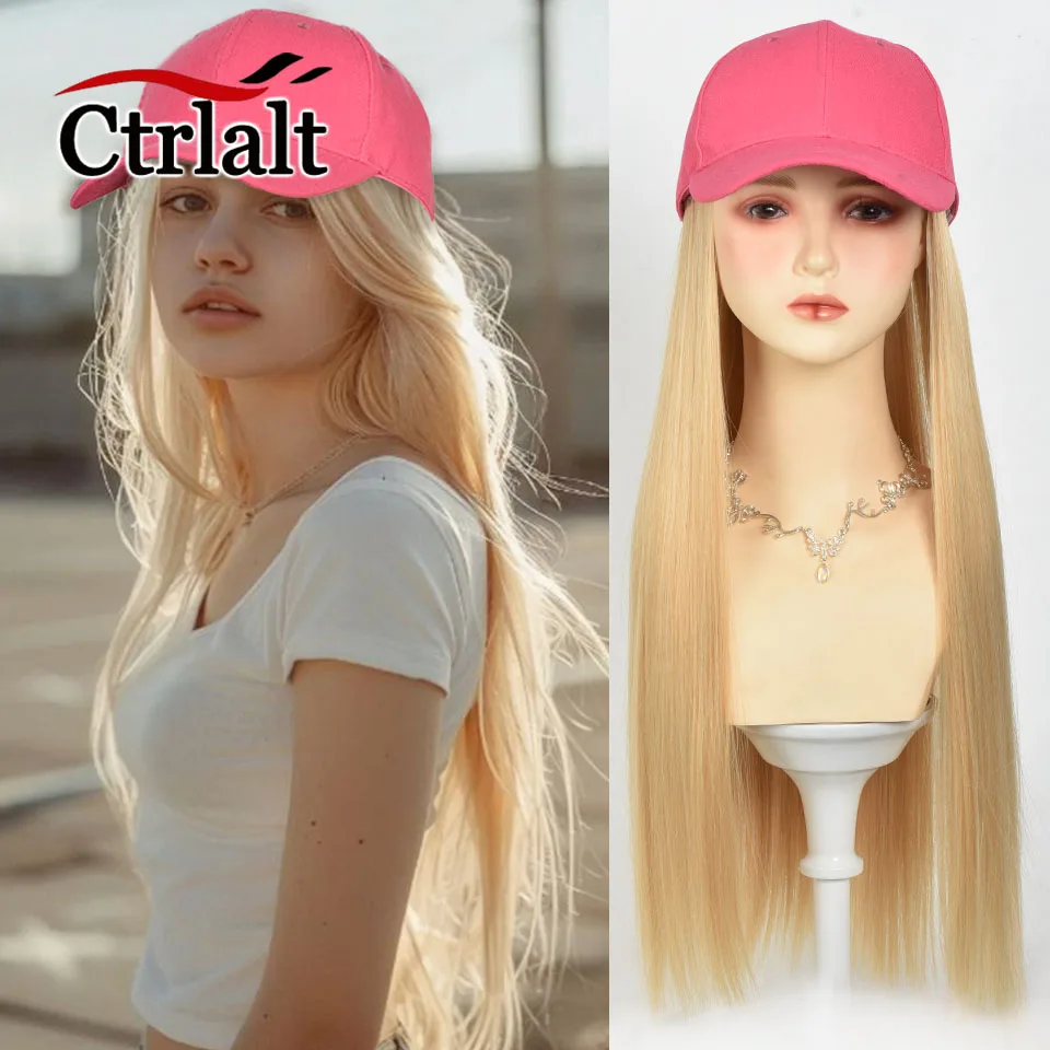 Синтетическая длинная прямая цельная бейсболка, искусственный шиньон, шляпа, парик, регулируемый черный, коричневый, светлый парик для женщин 
Синтетическая длинная прямая цельная бейсболка, искусственный шиньон, шляпа, парик, регулируемый черный, коричневый, светлый парик для женщин